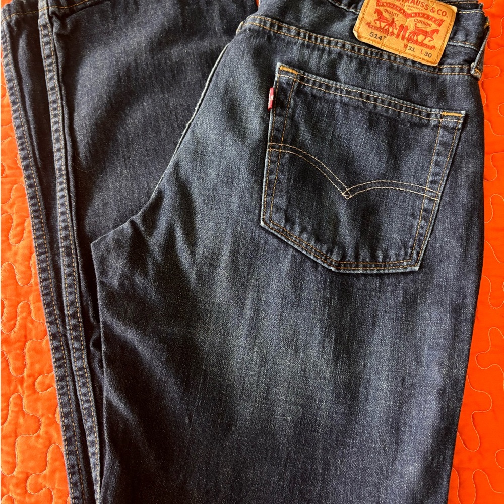 Levi's Blue Straight Jeans Classic Denim
